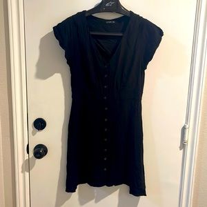 Cotton On Black Button Dress